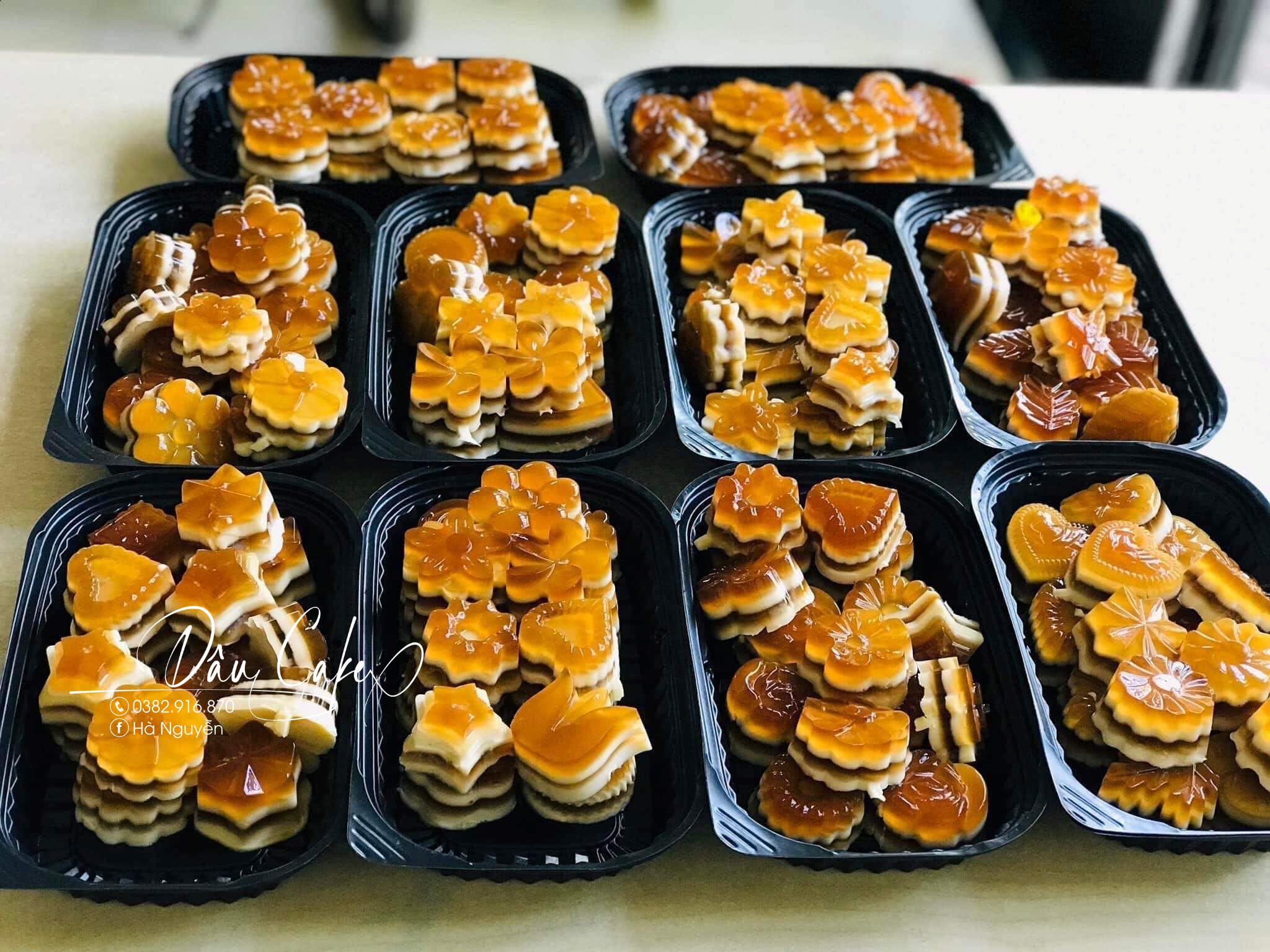rau câu flan cafe