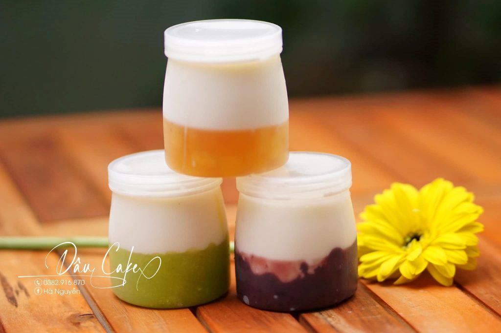 sữa chua thạch trái cây