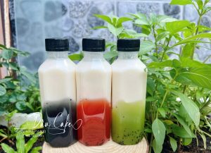 sữa chua uống mix thạch