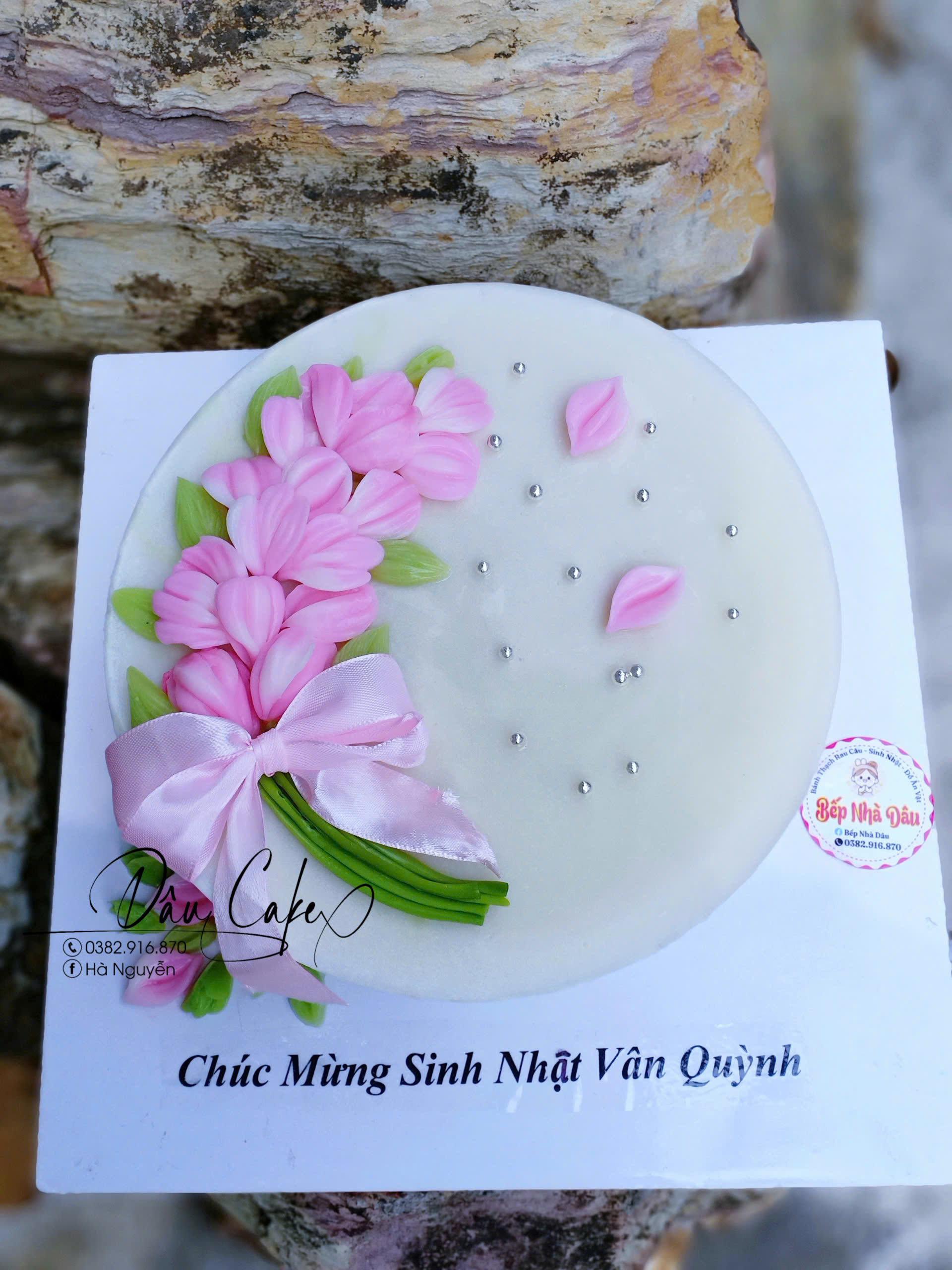 bánh sinh nhật rau câu 4D