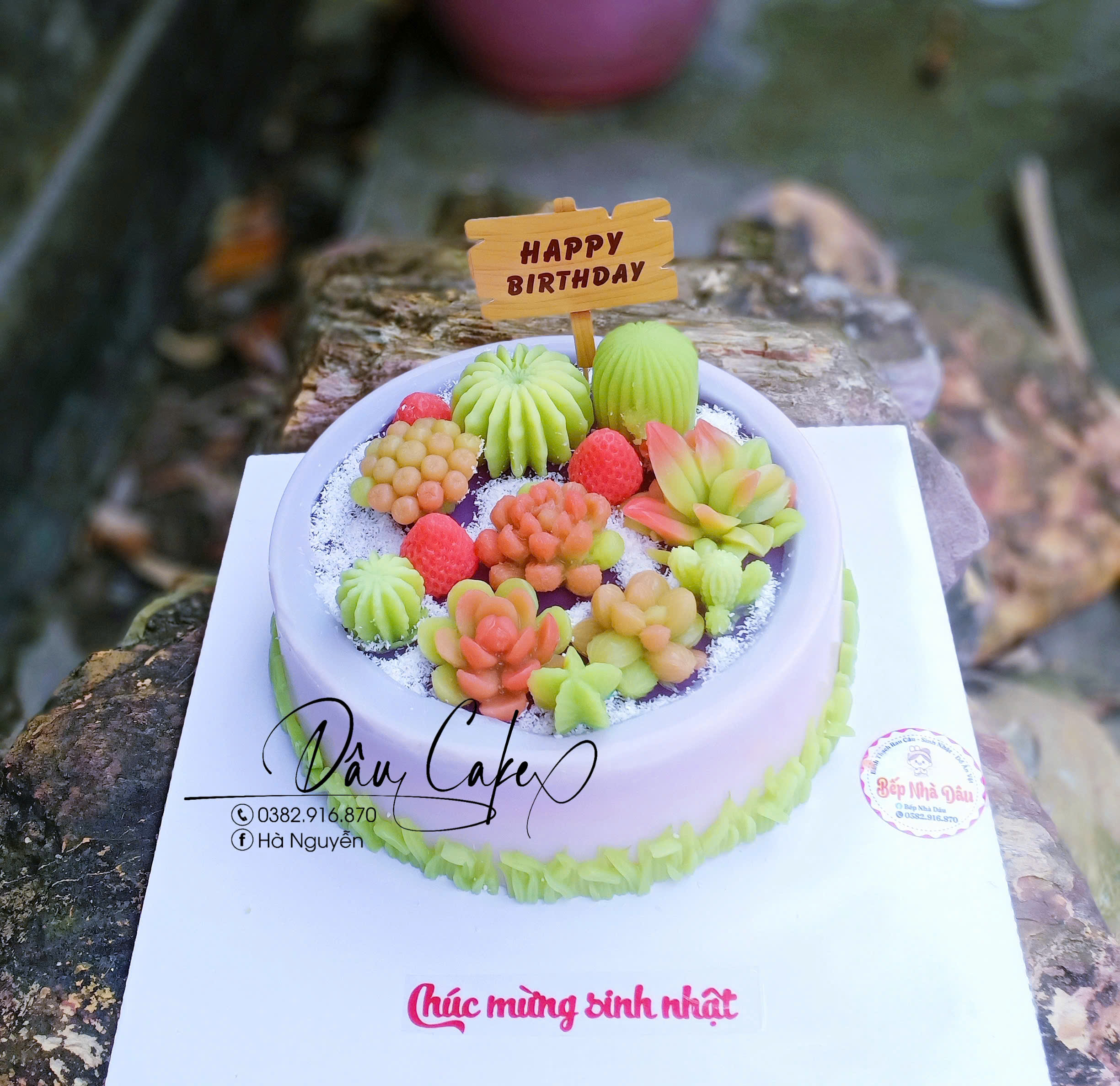 bánh rau câu sinh nhật