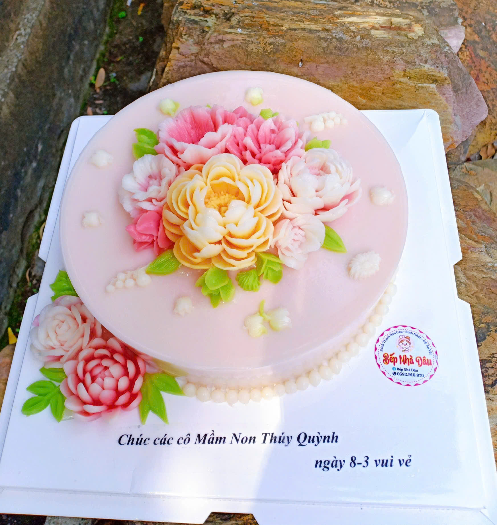 Bánh rau câu sinh nhật đẹp